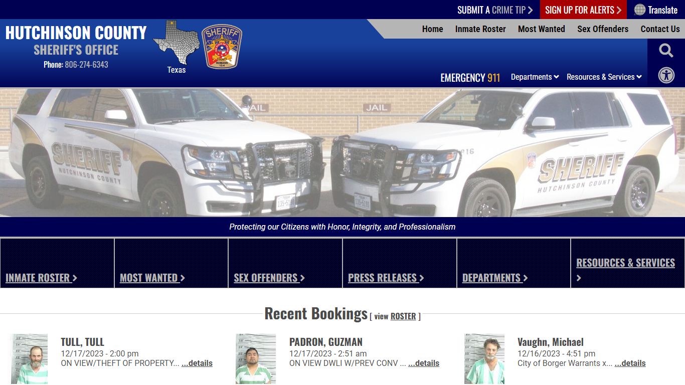 Hutchinson County Sheriff TX